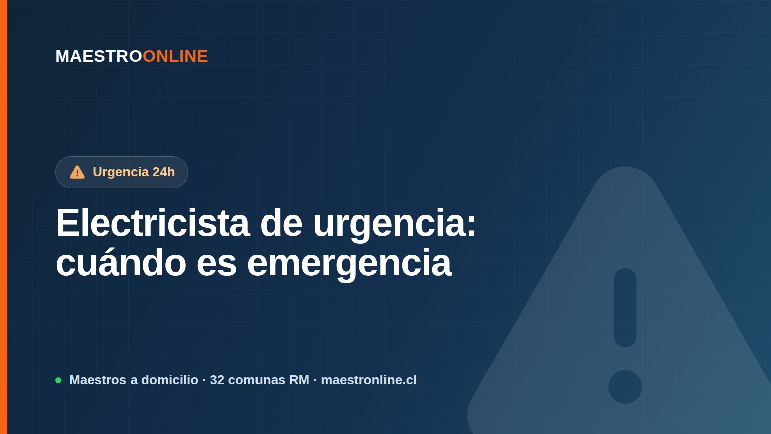 Electricista de urgencia: cuándo es una emergencia real