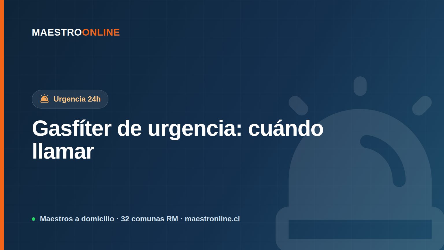 Gasfíter de urgencia 24h: cuándo llamar de inmediato