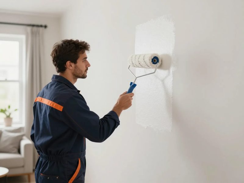 Pintor en Quinta Normal